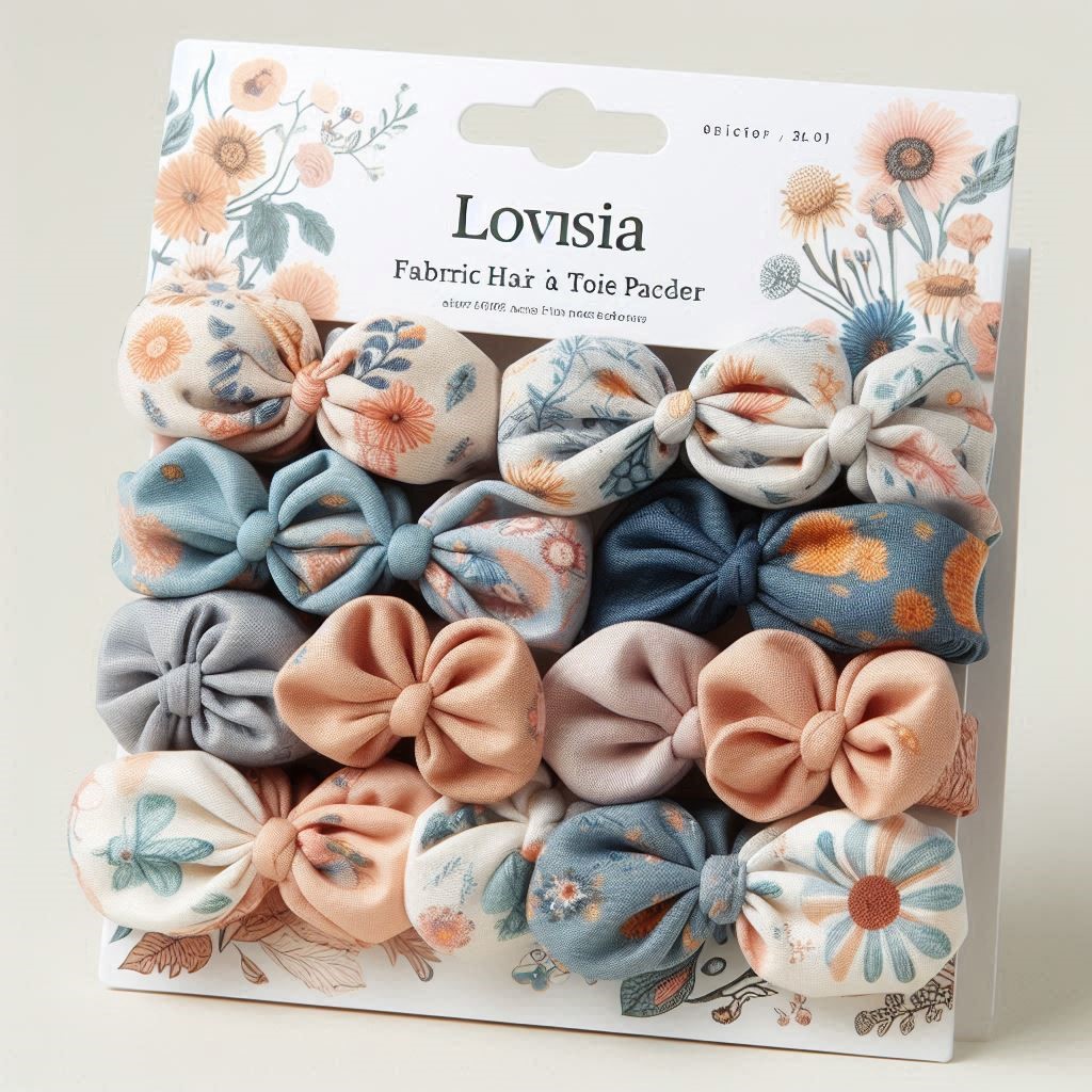 lovisa fabric hair tie pack