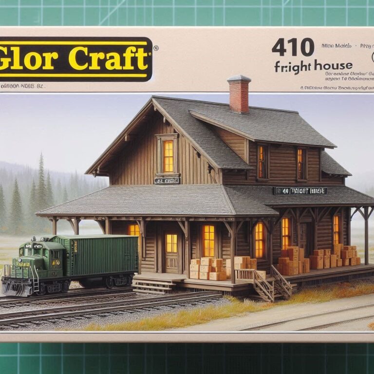 Gloor Craft Models Kit 410 Freight House HO Scale