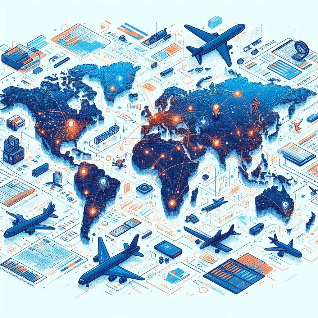 flights dataset csv get a map representation