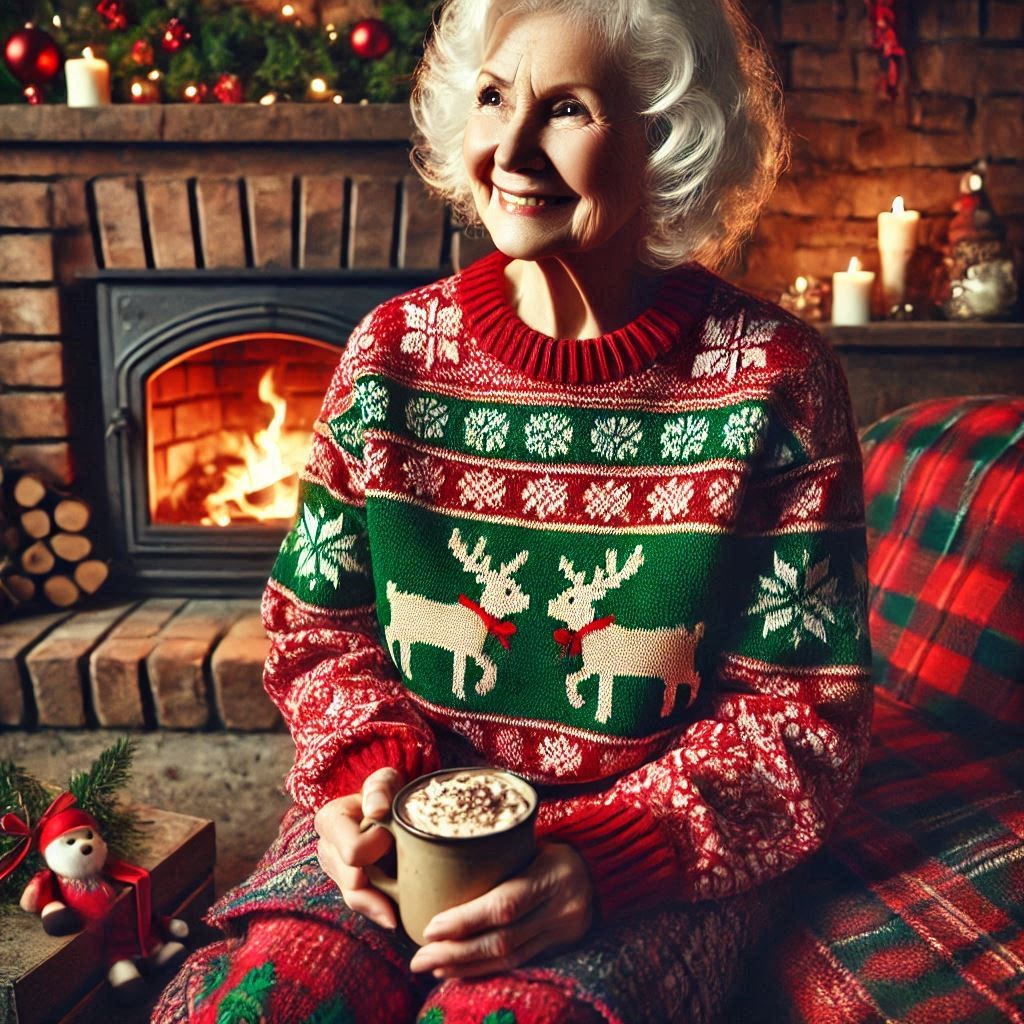 vintage christmas sweater